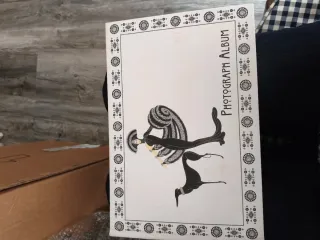 Álbum de fotos vintage