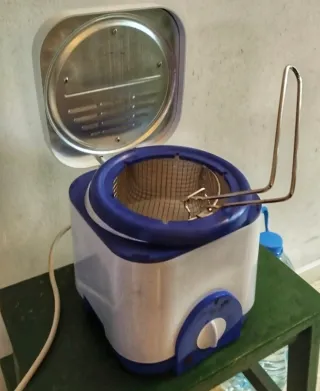 Mini freidora eléctrica 1 l Vintage