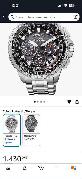 Reloj Citizen Eco-Drive Satélite Wave