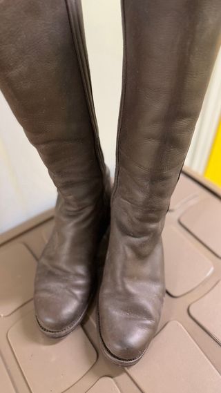 Botas de cuero estilo campero