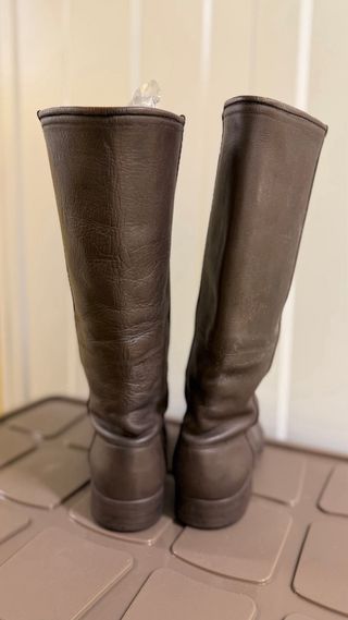 Botas de cuero estilo campero