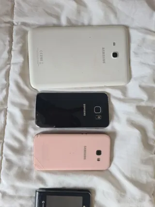 6 moviles samsung, 1 tablet sansung, 1 Lg y 3 vint