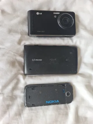 6 moviles samsung, 1 tablet sansung, 1 Lg y 3 vint