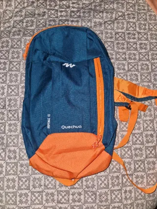 Mochila Quechua Arpenaz 10 Azul Naranja