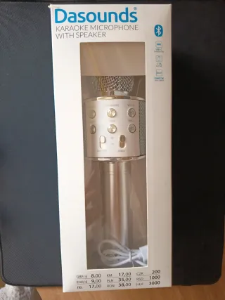 Micrófono Karaoke Dasounds Dorado/Plateado