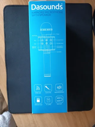 Micrófono Karaoke Dasounds Dorado/Plateado