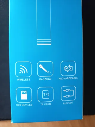 Micrófono Karaoke Dasounds Dorado/Plateado