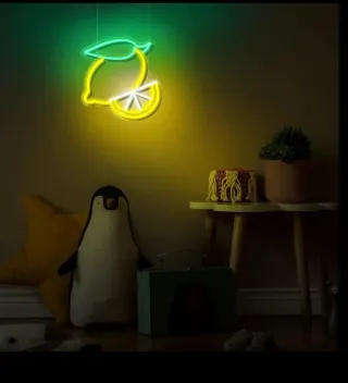 Lampada Neon LED "Limone"