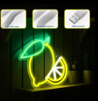 Lampada Neon LED "Limone"