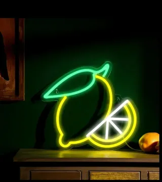 Lampada Neon LED "Limone"