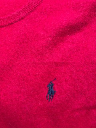 Maglione Ralph Lauren 100% Lana Rosso