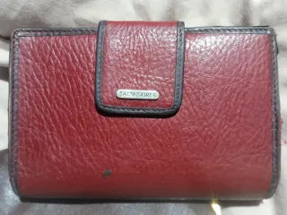 Cartera/Monedero/Billetero cuero Salvadores