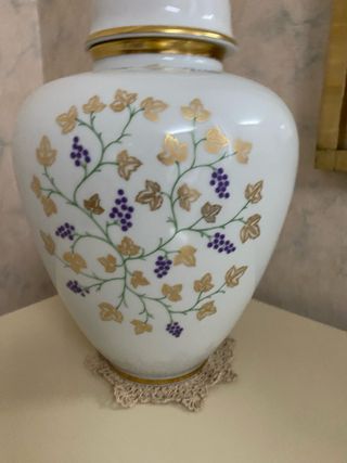 Potiche porcellana Bavaria oro