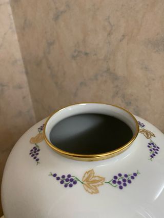 Potiche porcellana Bavaria oro