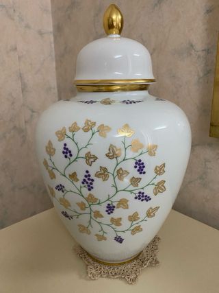 Potiche porcellana Bavaria oro