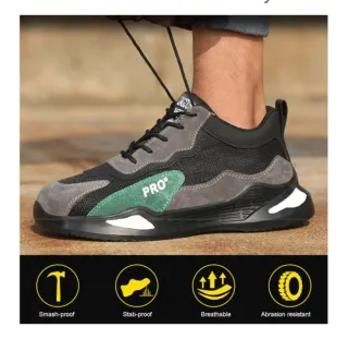 N40 Seguridad Scarpe sportive con punta in acciaio
