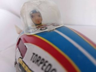 Giocattolo in latta Torpedo Boat anni '70 - raro