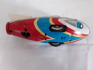 Giocattolo in latta Torpedo Boat anni '70 - raro