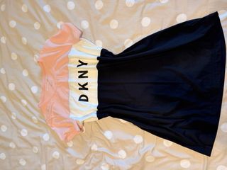 Vestido DKNY Colorblock Talla L