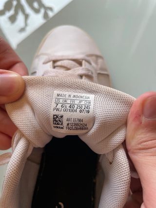 Zapatillas Adidas Blancas, talla 40 en buen estado