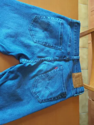Pantalón Levis Roto Azul Talla...