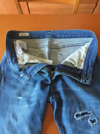 Pantalón Levis Roto Azul Talla...
