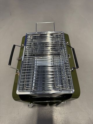 Barbacoa portátil pequeña verde