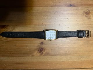 Reloj Seiko Vintage Negro y Dorado