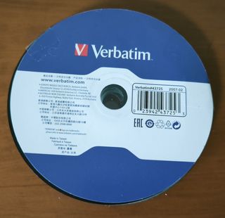Lote Cajas CD/DVD Slim y CDs Verbatim