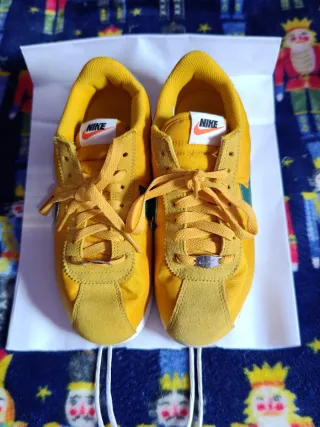Nike Cortez Originales Amarillo y Verde