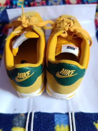 Nike Cortez Originales Amarillo y Verde