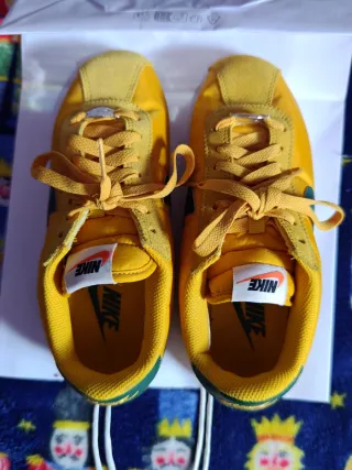 Nike Cortez Originales Amarillo y Verde