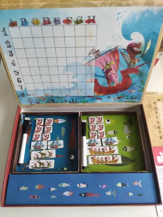 Juego magnético Batalla Naval Piratas, Janod