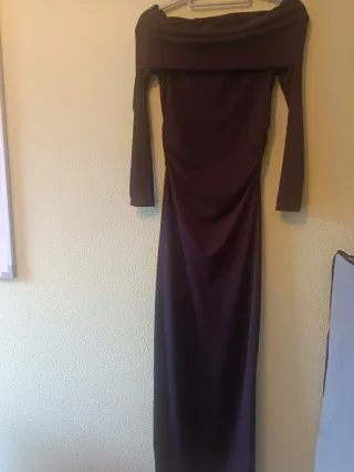 Vestido midi Sfera morado