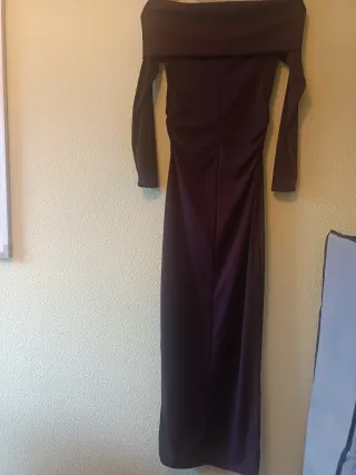 Vestido midi Sfera morado