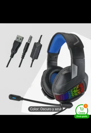 Cascos Gaming Feir RGB