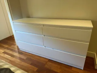Cómoda Ikea Kullen Blanca 6 cajones