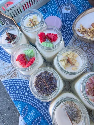 Velas aromáticas artesanales