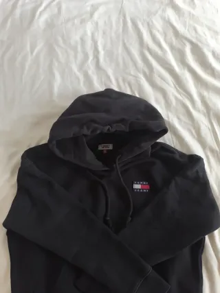 Sudadera Tommy Hilfiger Negra Mujer