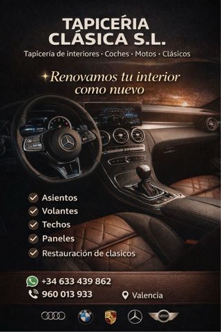 Servicio de tapiceria de coches