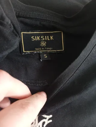 Camiseta SikSilk Negra Talla M