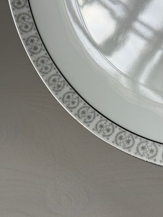 Set 4 Platos de Postre, porcelana fina Bidasoa