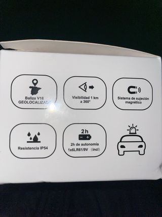 Baliza V16 DGT Geolocalizable Homologada con pilas