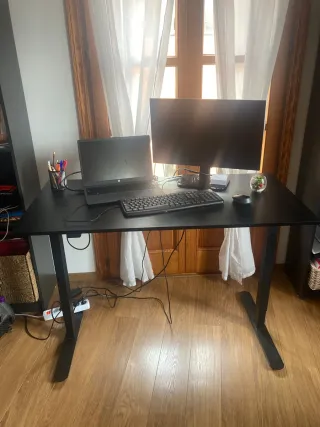 Escritorio Elevable eléctrico Negro