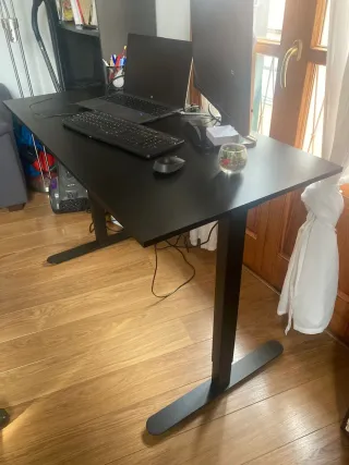 Escritorio Elevable eléctrico Negro
