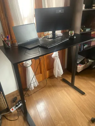 Escritorio Elevable eléctrico Negro