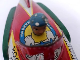 Giocattolo in latta Rocket Racer anni '70