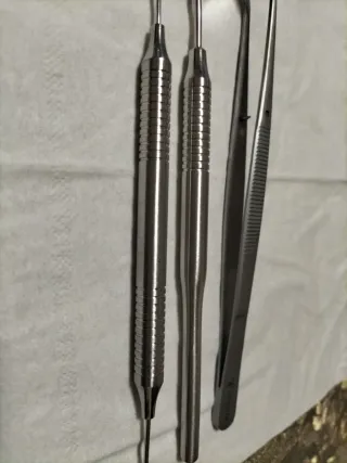 Kit Exploración Dental Espejo Sonda Pinza