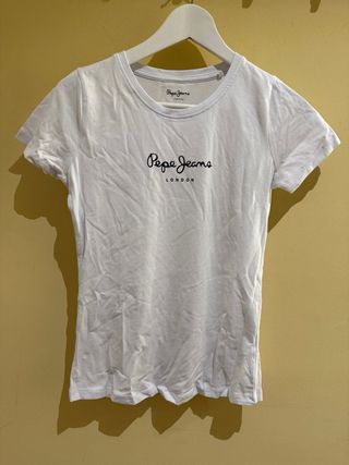 Camiseta Pepe Jeans Mujer Blanca