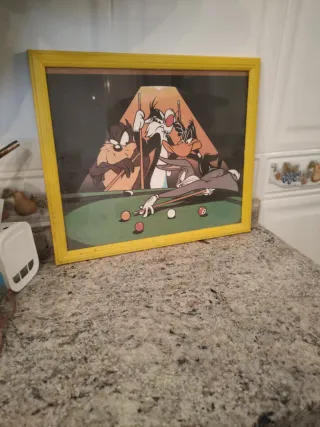 Cuadro Warner Bros Personajes Dibujo